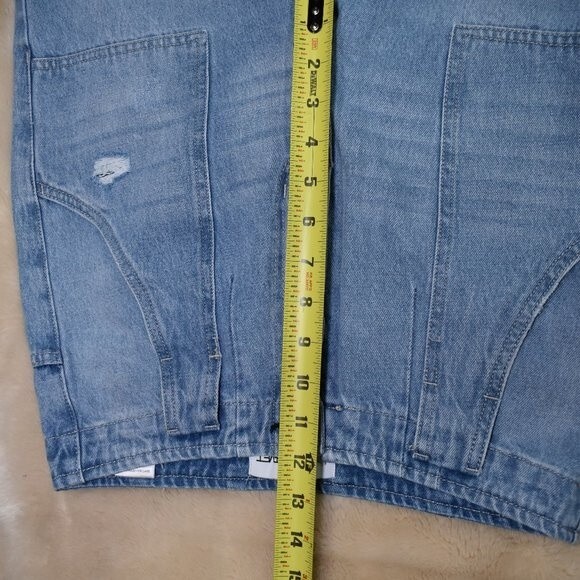 Vervet High Rise Super Destroyed Distressed Jeans Size 27 Blue Denim - Picture 8 of 16